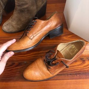 Leather Frye shoes